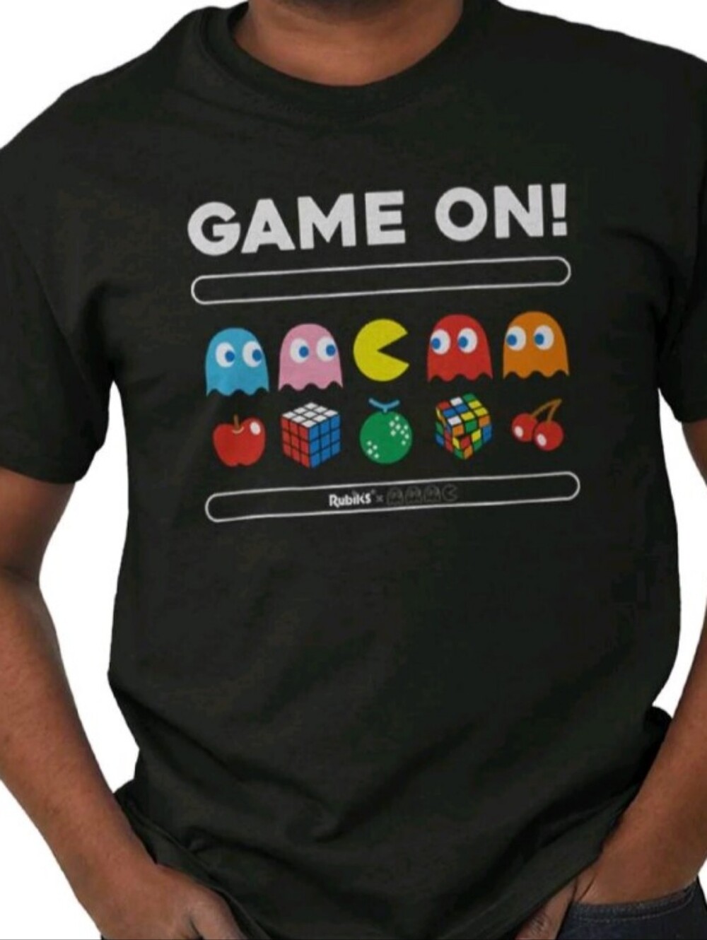 🆕Rubik's Pac Man GAME ON! Graphic Tee
